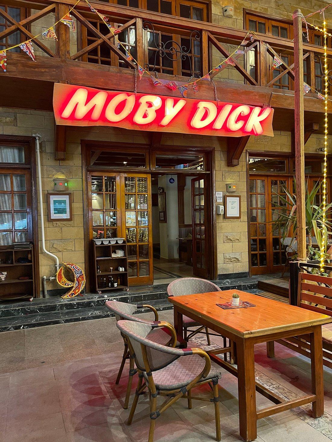 Moby Dick Restaurant Hurghada outdoor courtyard seating