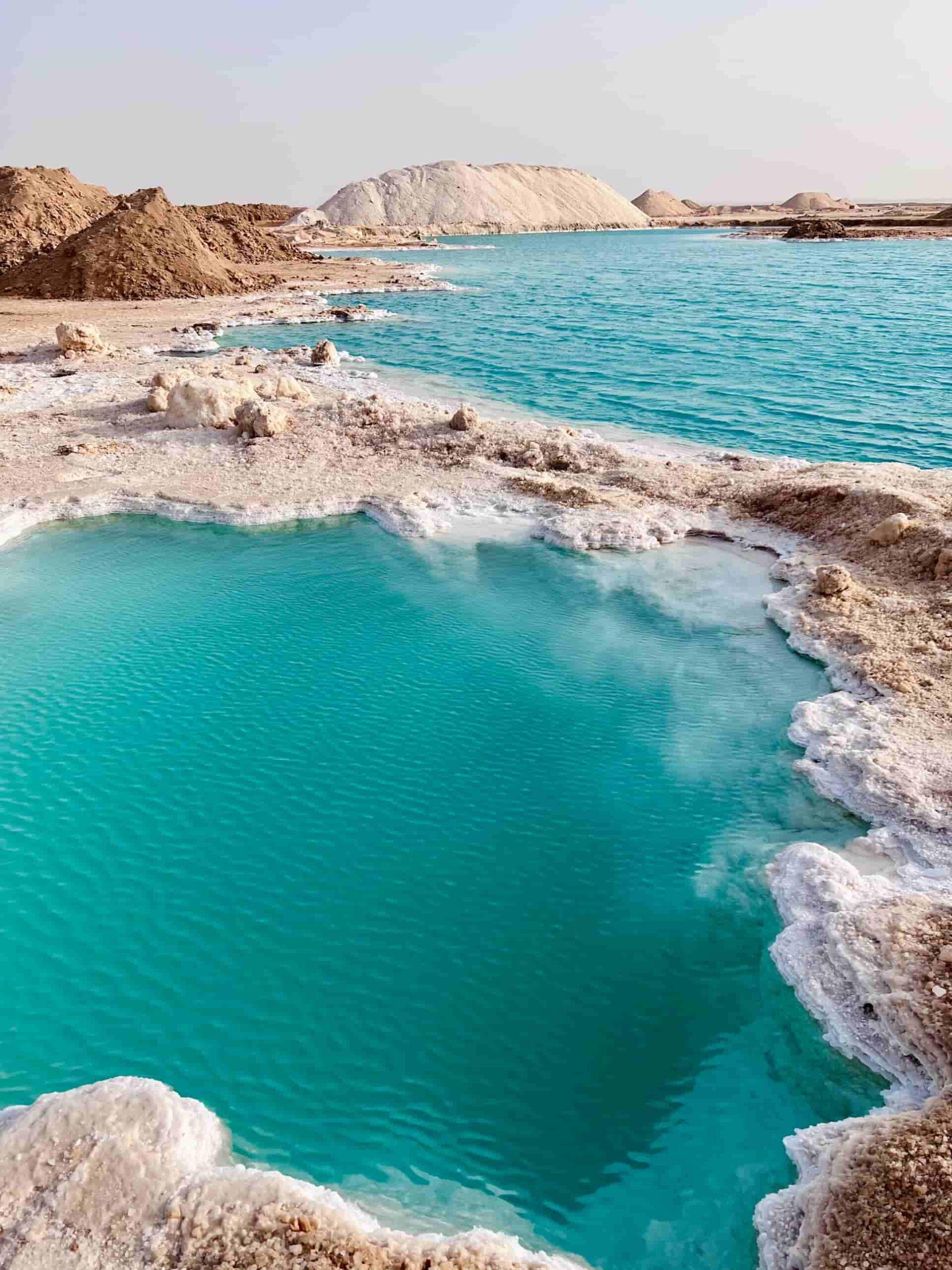 Siwa Salt Lakes in Siwa Oasis, Egypt