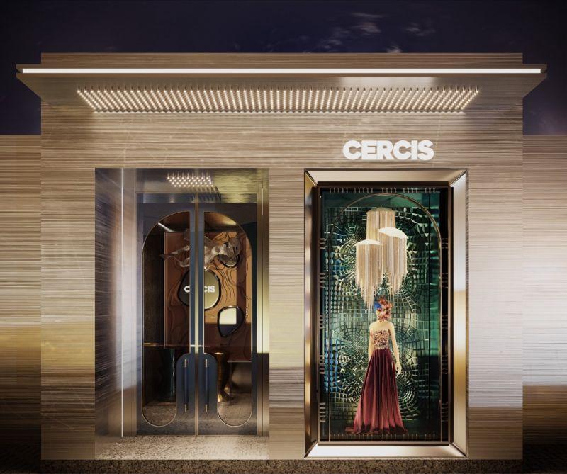 Cercis evening dress store on Abdi İpekçi Street in Nişantaşı, Istanbul