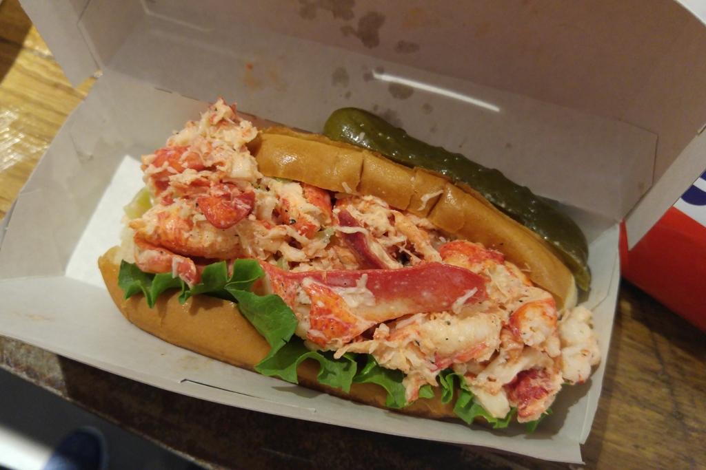 Chelsea Market famous lobster Sandwich