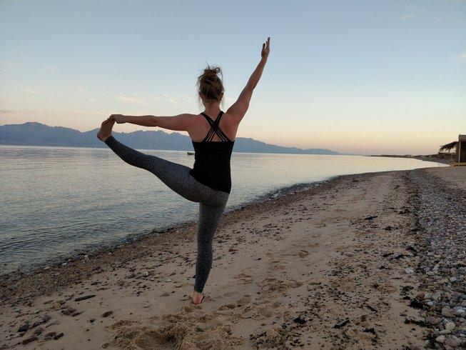 Beachfront yoga studio on Fayrouz Beach in Nuweiba, South Sinai