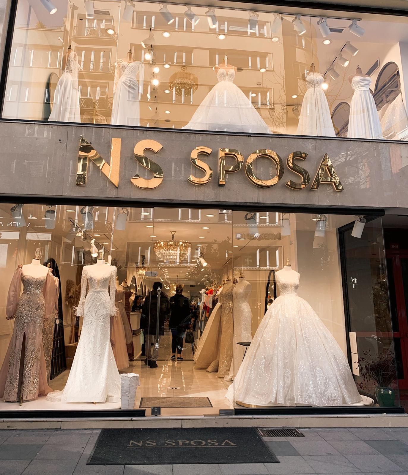 NS Sposa bridal showroom on Valikonagi Caddesi in Şişli, Istanbul