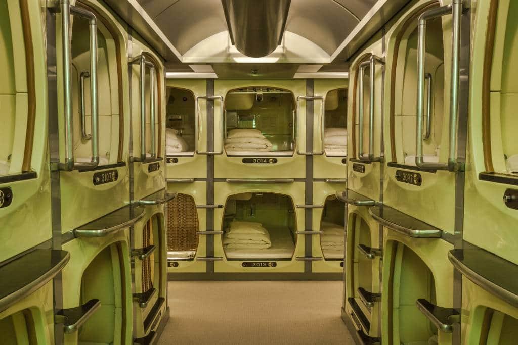 Osaka capsule hotel
