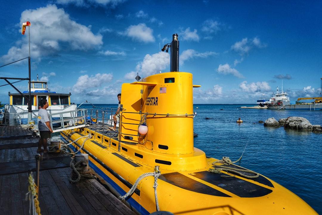 Sindbad Submarine vessel at the Hurghada marina
